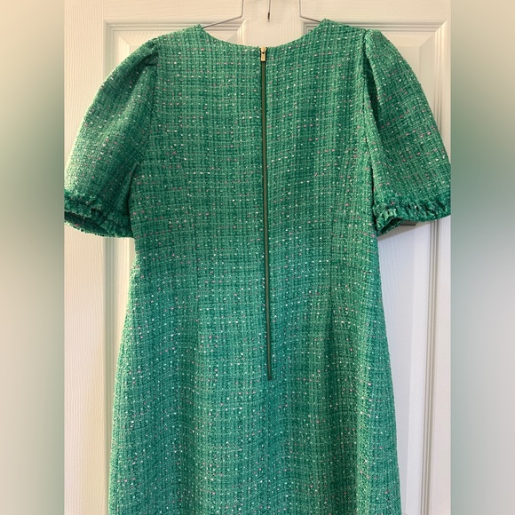 Lilly Pulitzer Green Tweed Dress - Picture 3 of 6
